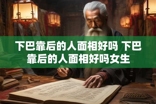 下巴靠后的人面相好吗 下巴靠后的人面相好吗女生