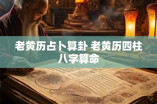 老黄历占卜算卦 老黄历四柱八字算命 老黄历占卜算卦 老黄历四柱八字算命