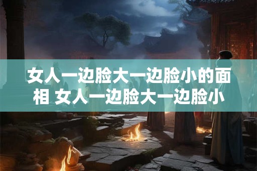 女人一边脸大一边脸小的面相 女人一边脸大一边脸小的面相怎么样