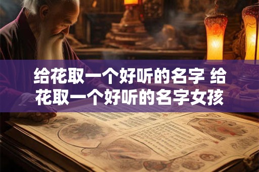 给花取一个好听的名字 给花取一个好听的名字女孩