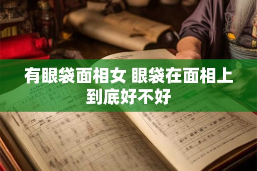 有眼袋面相女 眼袋在面相上到底好不好