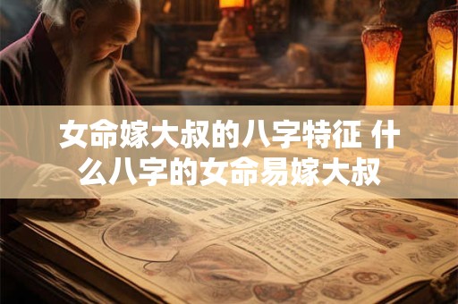 女命嫁大叔的八字特征 什么八字的女命易嫁大叔