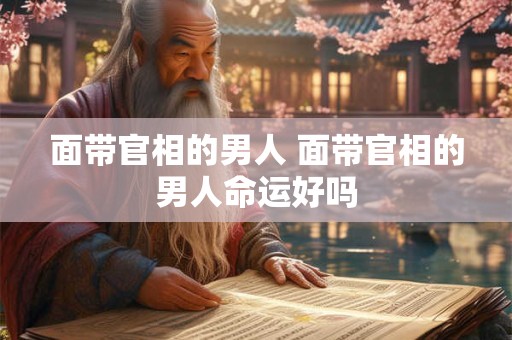 面带官相的男人 面带官相的男人命运好吗
