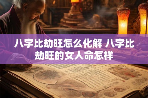 八字比劫旺怎么化解 八字比劫旺的女人命怎样