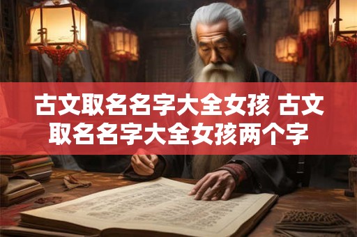 古文取名名字大全女孩 古文取名名字大全女孩两个字