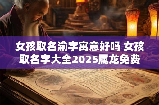 女孩取名渝字寓意好吗 女孩取名字大全2025属龙免费取名