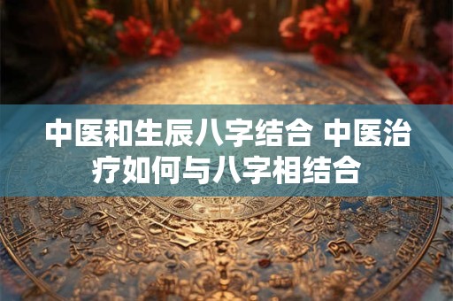中医和生辰八字结合 中医治疗如何与八字相结合