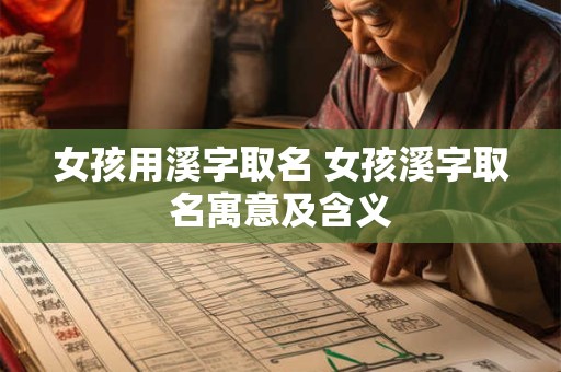 女孩用溪字取名 女孩溪字取名寓意及含义