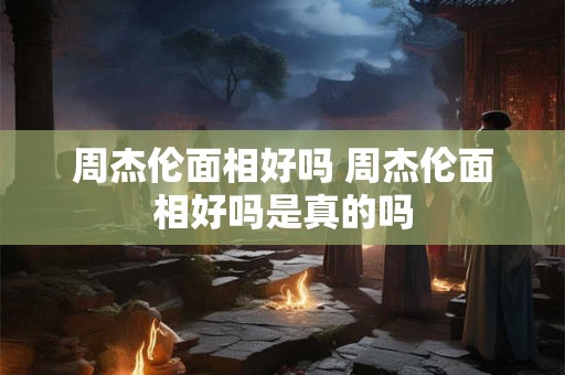 周杰伦面相好吗 周杰伦面相好吗是真的吗