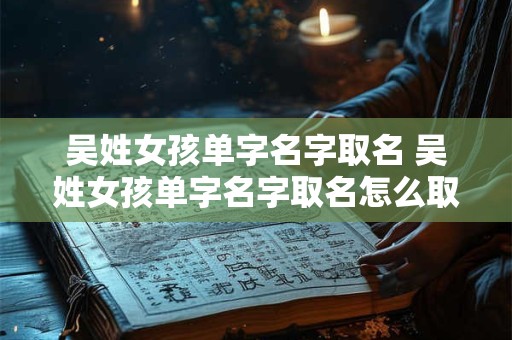 吴姓女孩单字名字取名 吴姓女孩单字名字取名怎么取