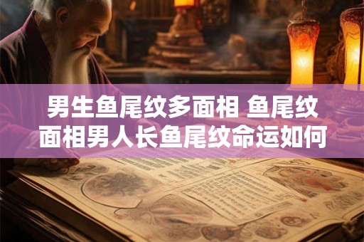 男生鱼尾纹多面相 鱼尾纹面相男人长鱼尾纹命运如何