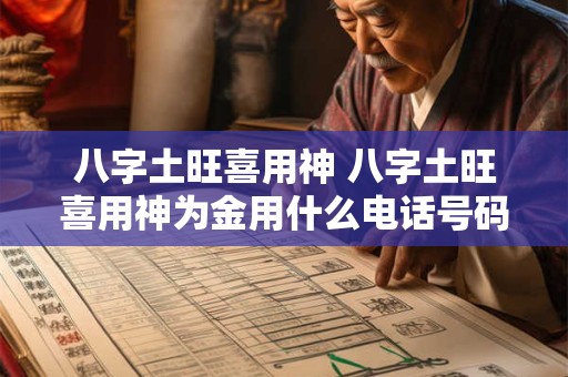 八字土旺喜用神 八字土旺喜用神为金用什么电话号码