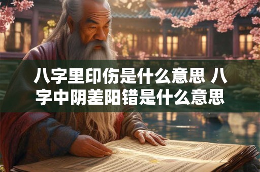 八字里印伤是什么意思 八字中阴差阳错是什么意思