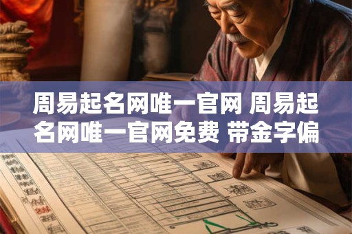 周易起名网唯一官网 周易起名网唯一官网免费 带金字偏旁的名字