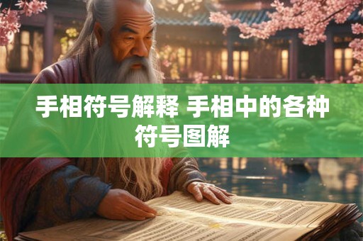 手相符号解释 手相中的各种符号图解