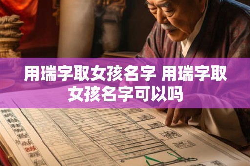 用瑞字取女孩名字 用瑞字取女孩名字可以吗