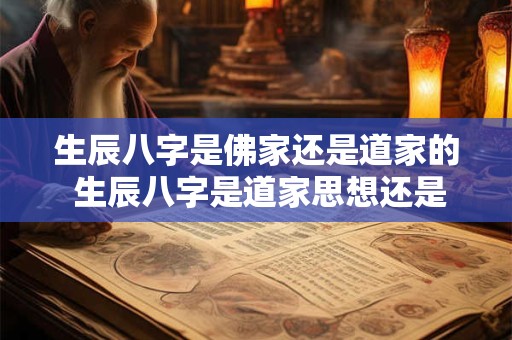 生辰八字是佛家还是道家的 生辰八字是道家思想还是儒家思想