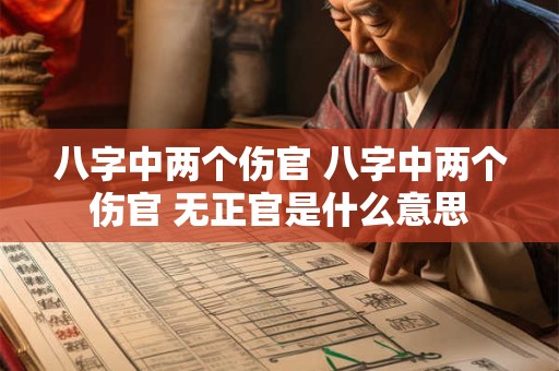 八字中两个伤官 八字中两个伤官 无正官是什么意思