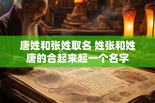 唐姓和张姓取名 姓张和姓唐的合起来起一个名字