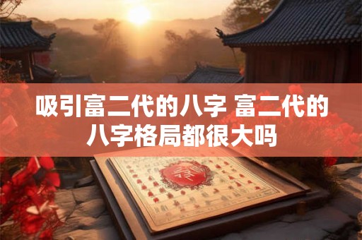 吸引富二代的八字 富二代的八字格局都很大吗