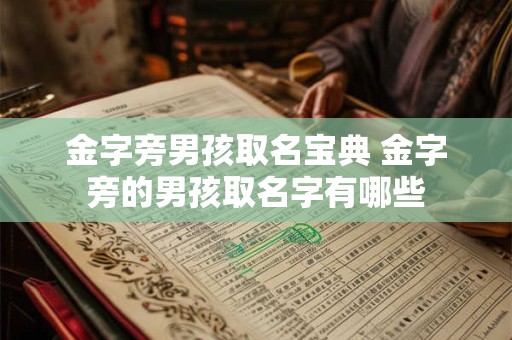金字旁男孩取名宝典 金字旁的男孩取名字有哪些