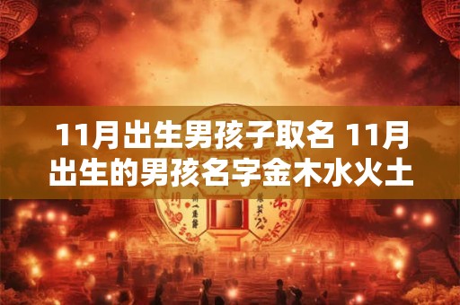 11月出生男孩子取名 11月出生的男孩名字金木水火土