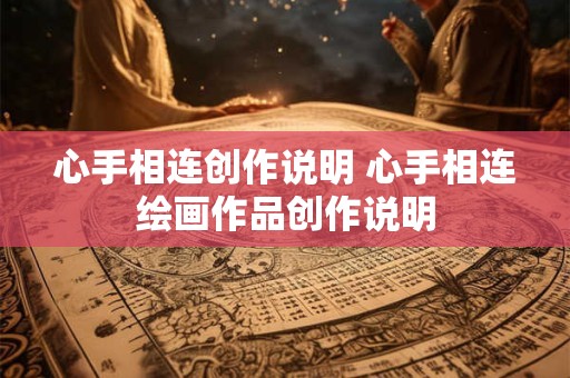 心手相连创作说明 心手相连绘画作品创作说明