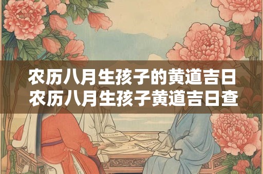 农历八月生孩子的黄道吉日 农历八月生孩子黄道吉日查询2025年属什么