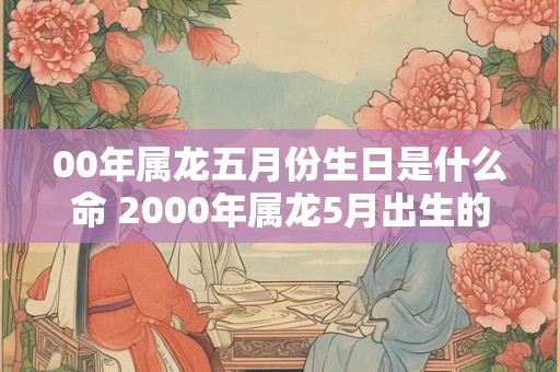 00年属龙五月份生日是什么命 2000年属龙5月出生的是什么命