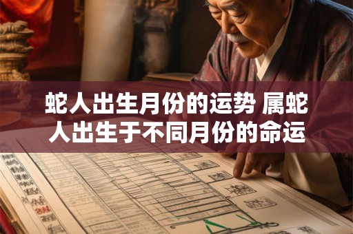 蛇人出生月份的运势 属蛇人出生于不同月份的命运