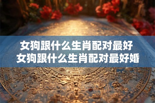 女狗跟什么生肖配对最好 女狗跟什么生肖配对最好婚姻