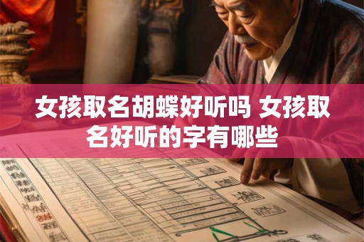 女孩取名胡蝶好听吗 女孩取名好听的字有哪些