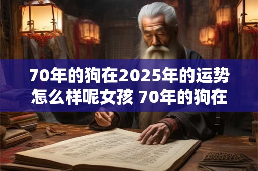 70年的狗在2025年的运势怎么样呢女孩 70年的狗在2025年的运势怎么样呢女孩名字