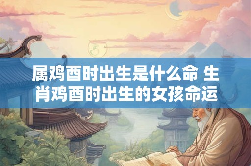 属鸡酉时出生是什么命 生肖鸡酉时出生的女孩命运