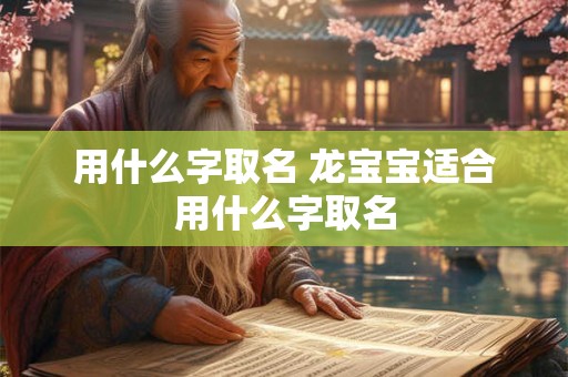 用什么字取名 龙宝宝适合用什么字取名