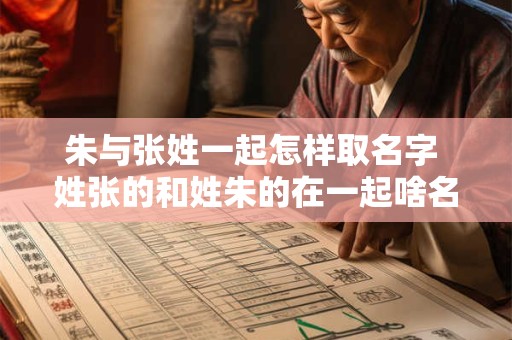 朱与张姓一起怎样取名字 姓张的和姓朱的在一起啥名字好听