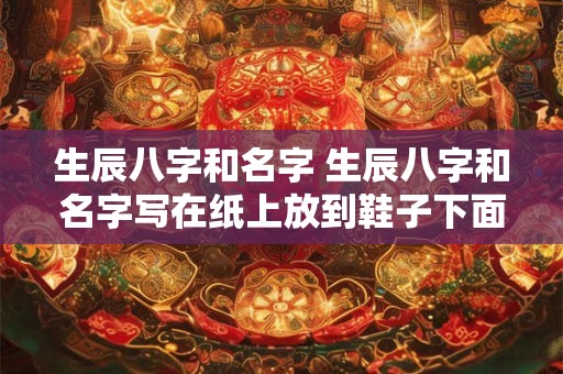 生辰八字和名字 生辰八字和名字写在纸上放到鞋子下面踩