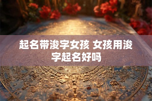 起名带浚字女孩 女孩用浚字起名好吗