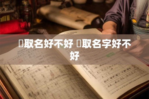 犇取名好不好 曌取名字好不好