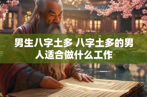 男生八字土多 八字土多的男人适合做什么工作