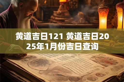 黄道吉日121 黄道吉日2025年1月份吉日查询