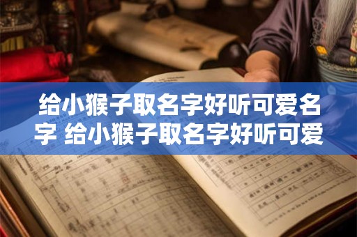 给小猴子取名字好听可爱名字 给小猴子取名字好听可爱名字怎么取