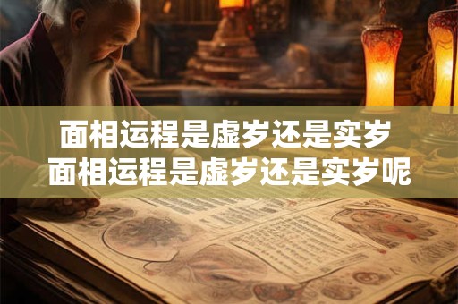 面相运程是虚岁还是实岁 面相运程是虚岁还是实岁呢