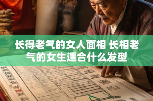 长得老气的女人面相 长相老气的女生适合什么发型