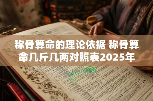 称骨算命的理论依据 称骨算命几斤几两对照表2025年 称骨算命的理论依据 称骨算命几斤几两对照表2025年