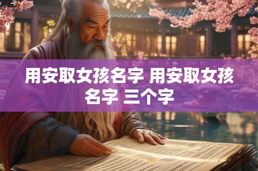 用安取女孩名字 用安取女孩名字 三个字