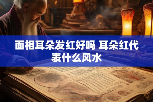 面相耳朵发红好吗 耳朵红代表什么风水