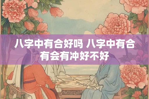 八字中有合好吗 八字中有合有会有冲好不好