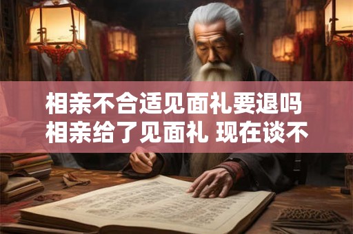 相亲不合适见面礼要退吗 相亲给了见面礼 现在谈不成女方不退怎么办