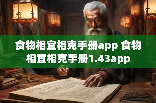 食物相宜相克手册app 食物相宜相克手册1.43app